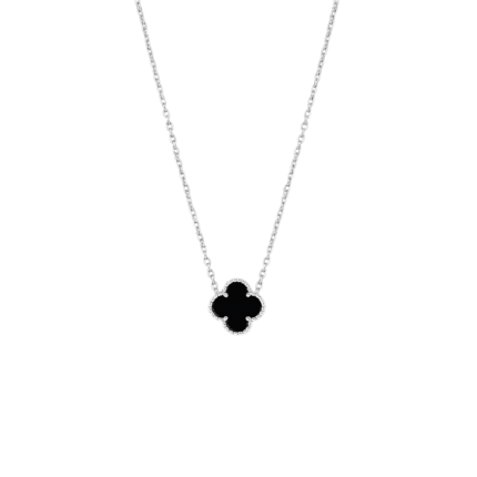 💧 Collar de trébol - Negro